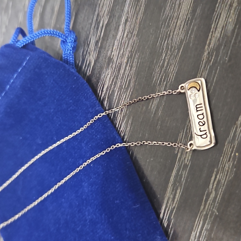 Brighton Dream Bar Moon Stars Necklace